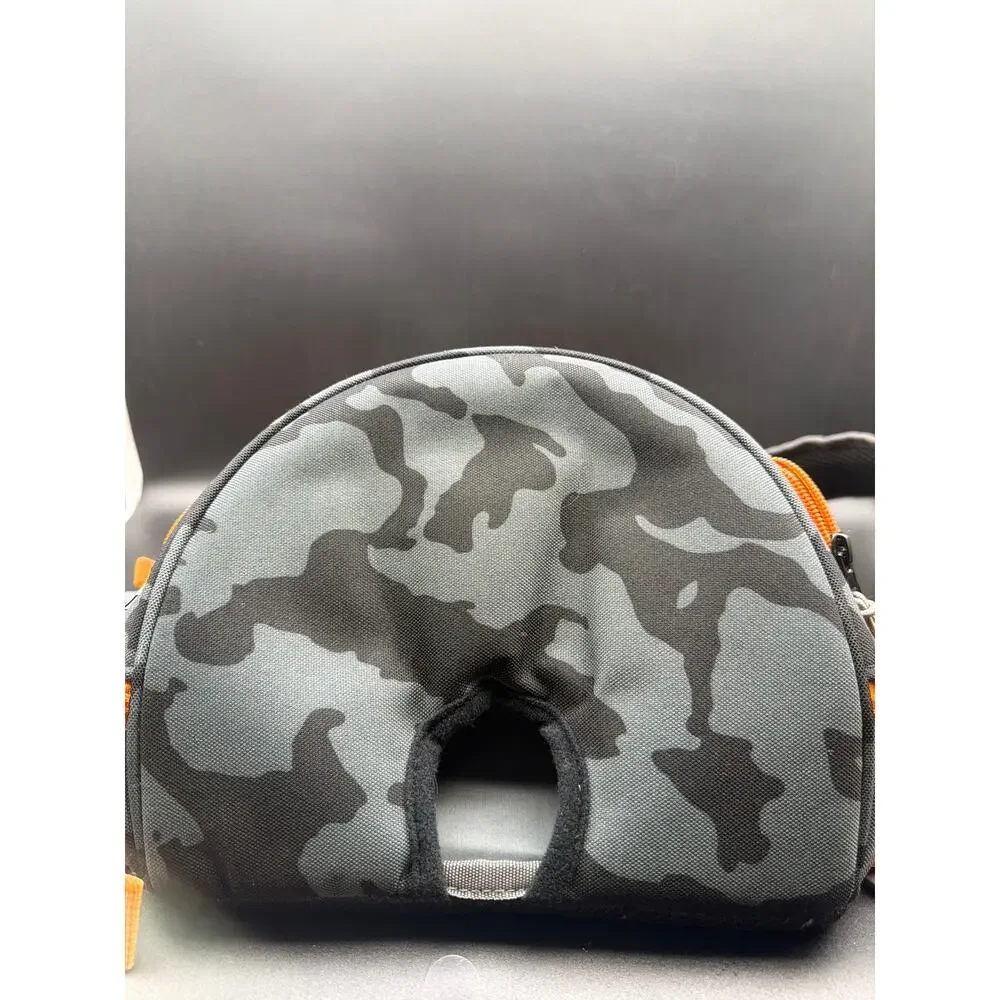 LINID Tactical Dog Backpack Camo Orange Adjustable Hiking Training Pack